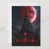 年間ファミリーパンプキンカービングパーティーハロウィーンインビ 招待状 (裏面)