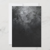 年間ファミリーパンプキンカービングパーティーハロウィーン 招待状 (裏面)