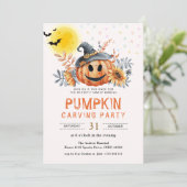 年間ファミリーパンプキンカービングパーティーハロウィーン 招待状 (スタンド正面)