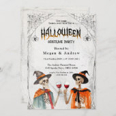 年間ファミリーパーティーハロウィーン 招待状 (正面/裏面)
