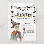 年間ファミリーパーティーハロウィーン 招待状 (正面/裏面)