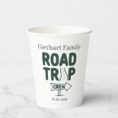 年間ファミリーロードトリップカスタムモダンカスタム 紙コップ (裏面)