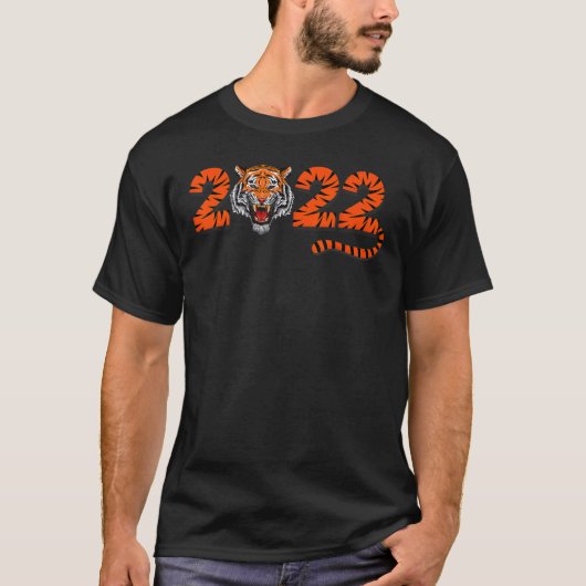 年間ベンガルトラ2022タイガー誕生日 Tシャツ (正面)