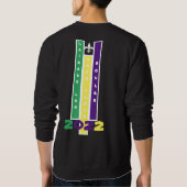 年間マルディグラスファーストエディションスウェットシャツ スウェットシャツ (裏面)