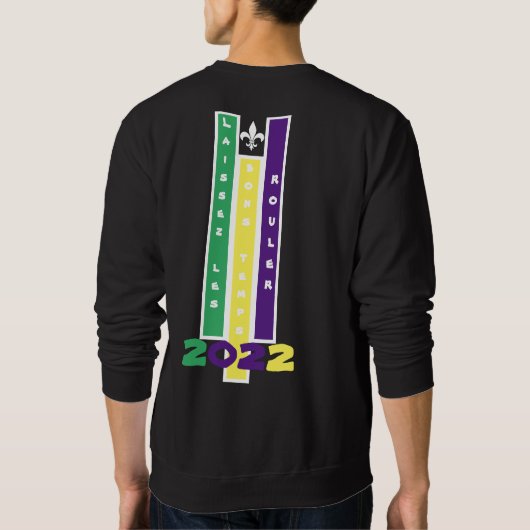 年間マルディグラスファーストエディションスウェットシャツ スウェットシャツ (裏面)