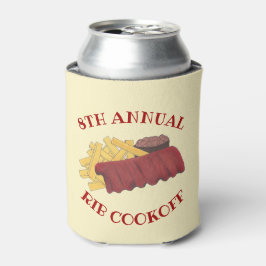 年間リブクックオフBBQスペアリブバーベキューグルメ 缶クーラー