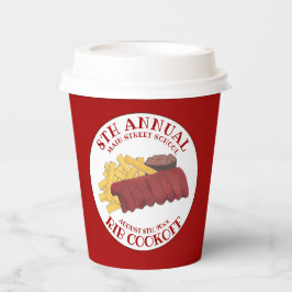 年間リブクックオフBBQスペアリブバーベキューコンテスト 紙コップ