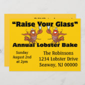 年間ロブスターベイクトーストロブスター 招待状 (正面/裏面)