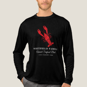 年間ロブスター沸騰ファミリーサマーシーフードクックアウト トライブレンドTシャツ