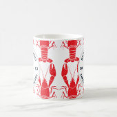 年間家族ロブスター沸騰シーフードパーティーキープサケ コーヒーマグカップ (中央)