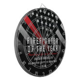 年間従業員の赤線の消防士 ダーツボード (正面左)