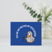 年間従業員パフォーマンスのレビュー時間 ポストカード (スタンド正面)