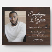 年間最優秀社員 フォト ウッド カスタムアワード フォトプラーク (正面)