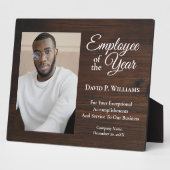 年間最優秀社員 フォト ウッド カスタムアワード フォトプラーク (側面)