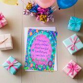 年間誕生日リマインダー美しいフローラおもしろい カード