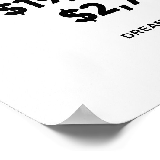 年間100万 |やる気を起こさせる引用文 ポスター (角)