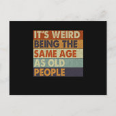 年風変わり齢と同じおもしろい ポストカード (正面)