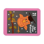 年齢が知恵のカードをもたらす マグネット (横)