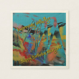 年齢と共に改善 – 荒海 スタンダードカクテルナプキン