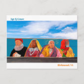 年齢と猶予はがき ポストカード (正面)