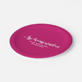 年齢と知恵おもしろいことわざ誕生日パーティホットピンク ペーパープレート (アングル)