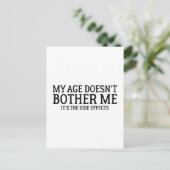年齢なんて気にならない、副作用が気になる ポストカード (スタンド正面)