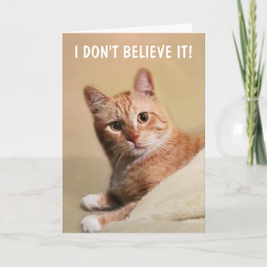 年齢に関するジョーク誕生日 カード (正面)