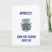 **年齢に関するユーモア/あなたの年齢にしては見た目がいいですね** カード (正面)