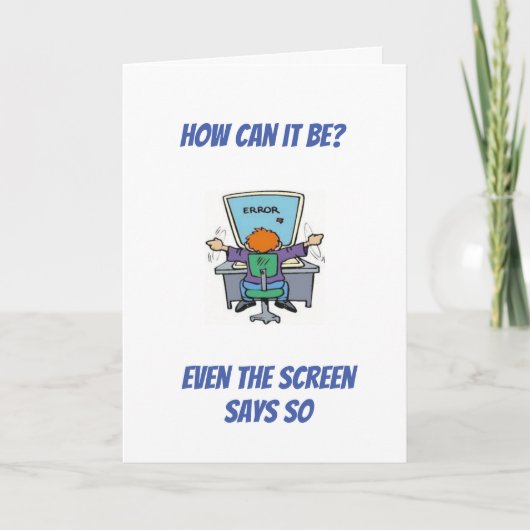 **年齢のわりに見た目がいいですね** カード (正面)