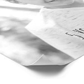 年齢の付いた子供向け写真 ポスター (角)