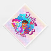 年齢の変更の名前Mermaid誕生日パーティーのパーソナライズ (コーナー)