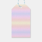 年齢の変更の名前Mermaid誕生日パーティーのパーソナライズ ギフトタグ (裏面)