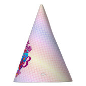 年齢の変更の名前Mermaid誕生日パーティーのパーソナライズ パーティーハット (右)