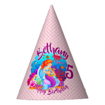 年齢の変更の名前Mermaid誕生日パーティーのパーソナライズ