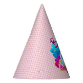 年齢の変更の名前Mermaid誕生日パーティーのパーソナライズ パーティーハット (左)