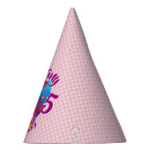 年齢の変更の名前Mermaid誕生日パーティーのパーソナライズ パーティーハット (右)