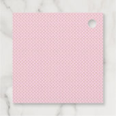 年齢の変更の名前Mermaid誕生日パーティーのパーソナライズ フェイバータグ (裏面)