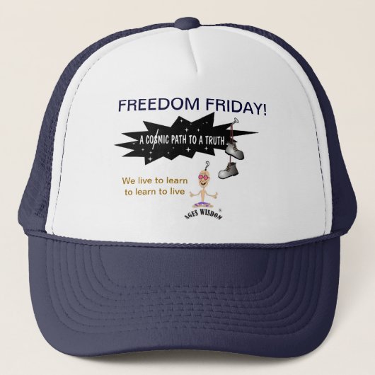 年齢の知恵「生きる」学漫画の真実の年齢の知恵T キャップ (正面)