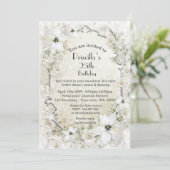 年齢の誕生会、白い冬の不思議の国 招待状 (スタンド正面)