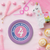 年齢の誕生日パーティーのお祝い ペーパープレート (パーティー)
