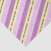 年齢の追加ハッピーバースデーケルトストライプク紫色 薄葉紙 (詳細)