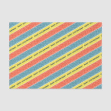 年齢の追加ハッピーバースデーケルトストライプック赤青