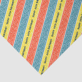 年齢の追加ハッピーバースデーケルトストライプック赤青 薄葉紙 (詳細)