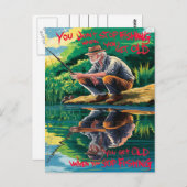 年齢の魚釣り ポストカード (正面/裏面)