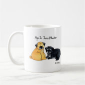 年齢はちょうど数です コーヒーマグカップ (左)