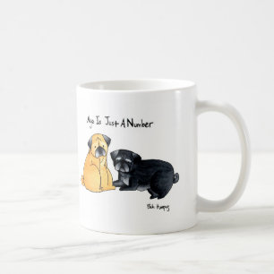 年齢はちょうど数です コーヒーマグカップ