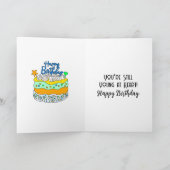 年齢はスクアッチ誕生日ではないおもしろい カード (内部)