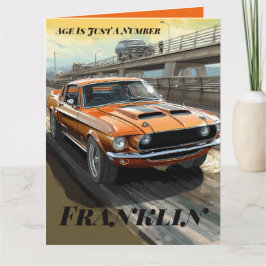 年齢はナンバーカークラシック誕生日 カード