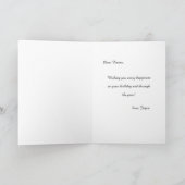 年齢は単なる番号の誕生日グリーティングカード カード (内部)