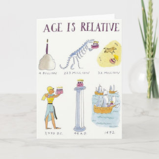 年齢は相対的 カード